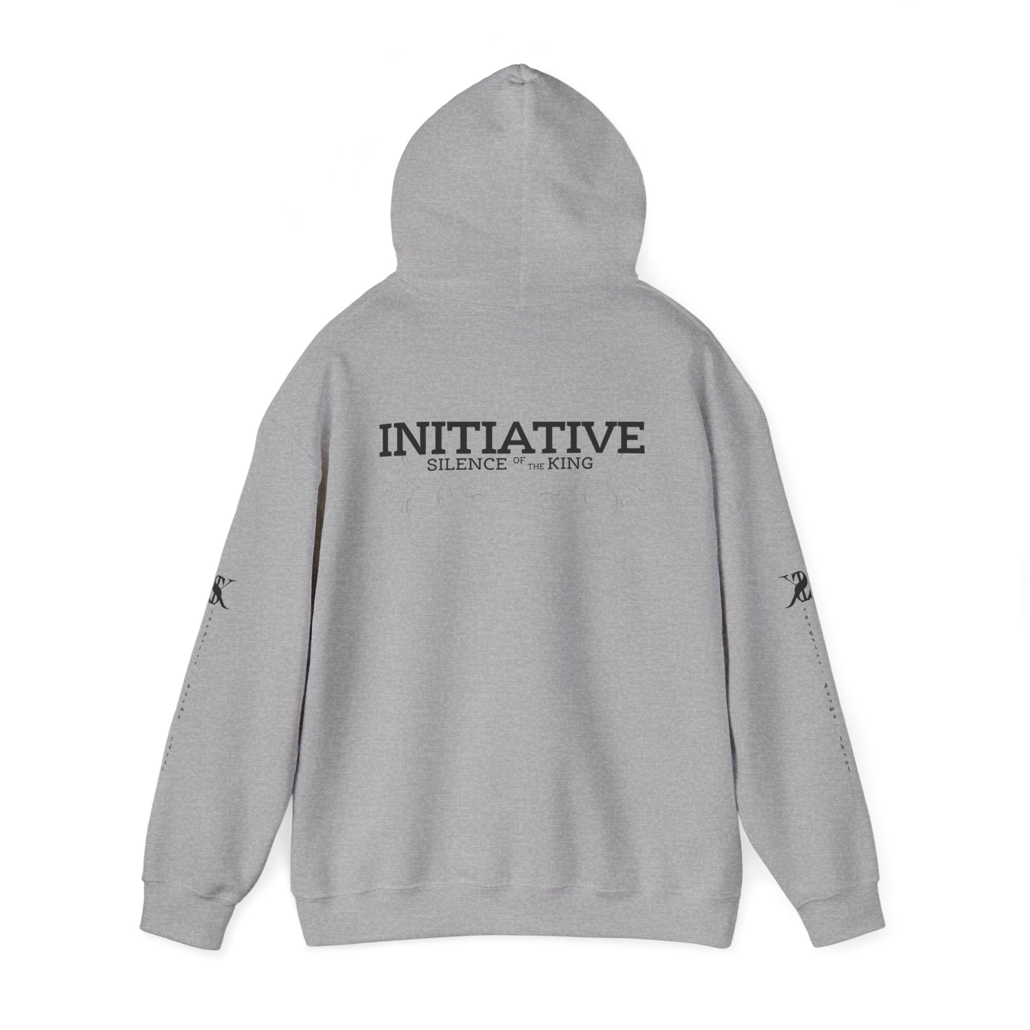 Unisex Heavy Blend™ Hooded “INITIATIVE
SILENCE OF THE KING”