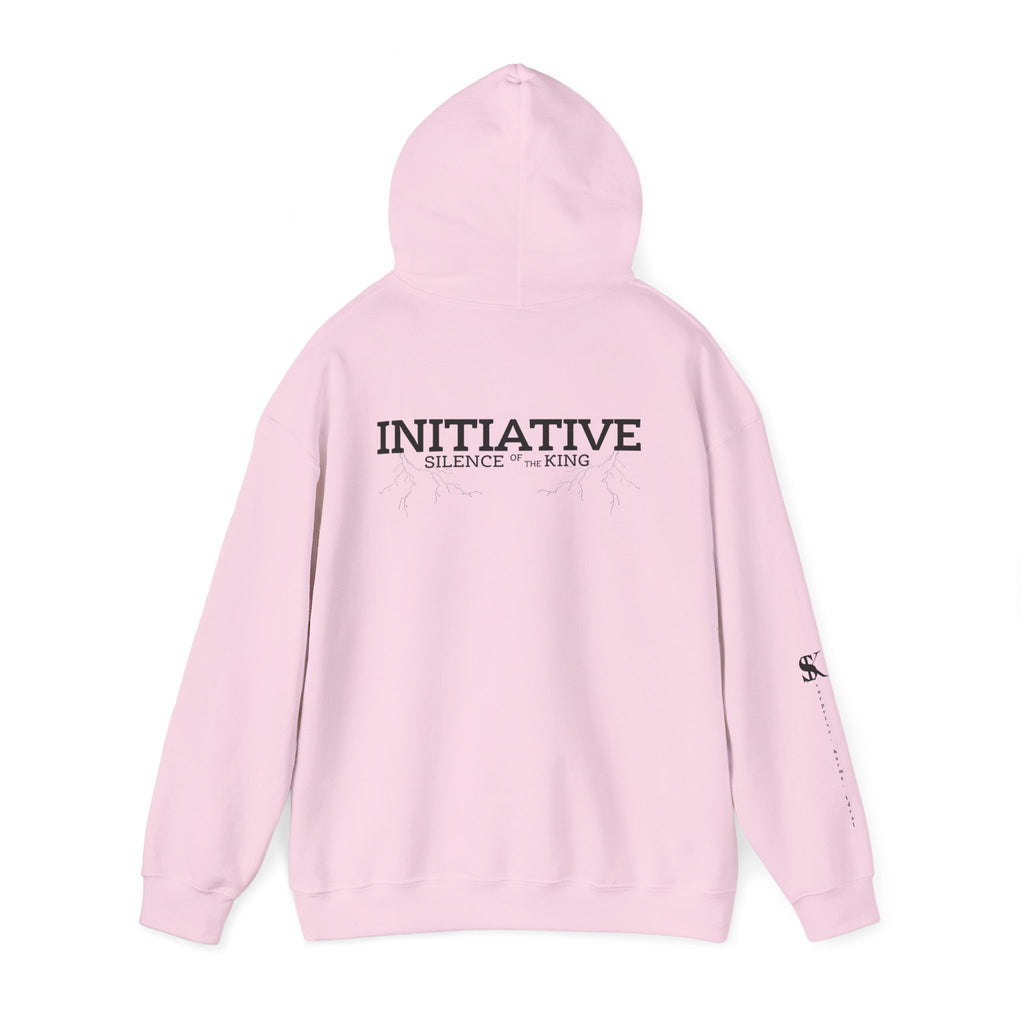 Hoodie - "INITIATIVE: Silence of the King" Minimal Graphic Pullover