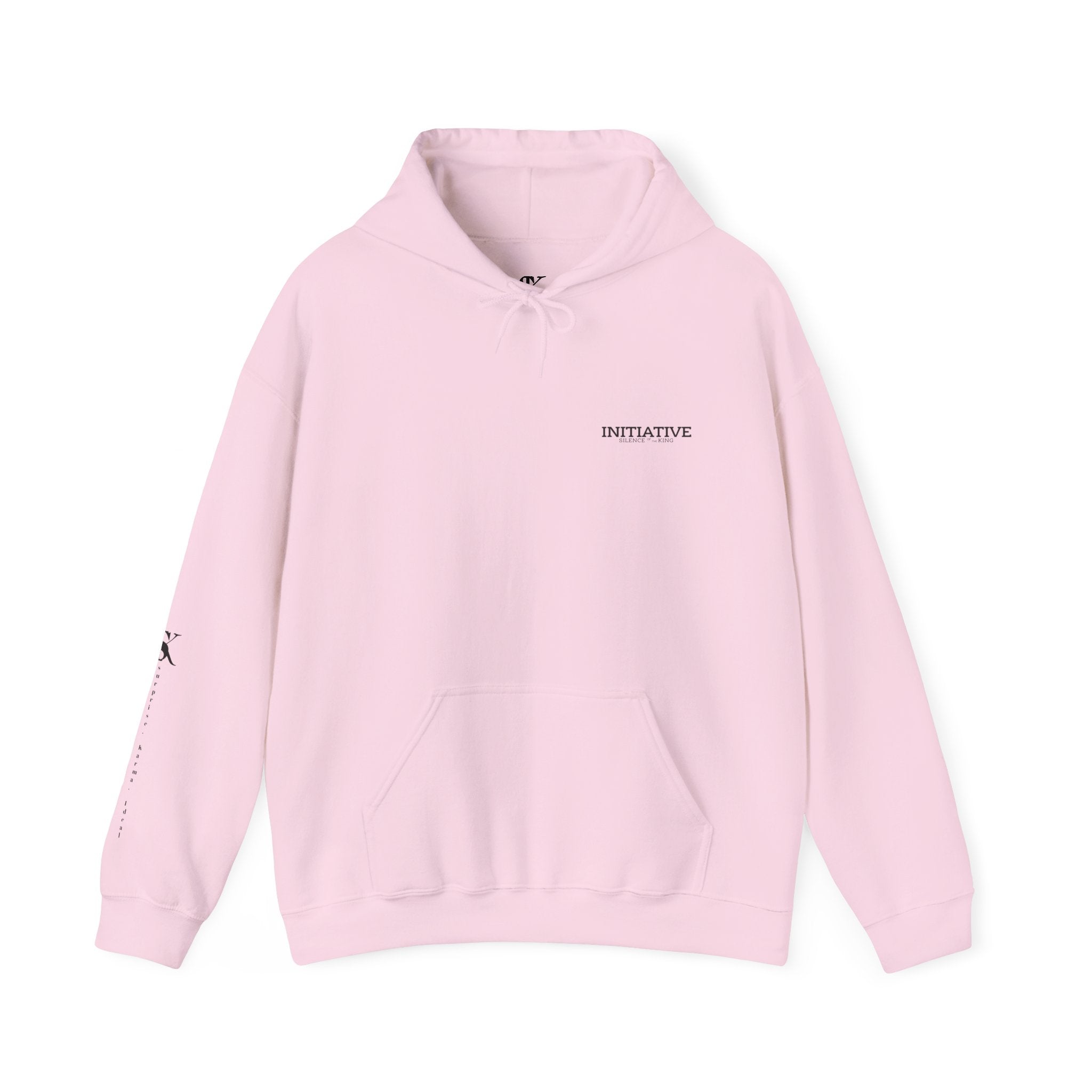 Hoodie - "INITIATIVE: Silence of the King" Minimal Graphic Pullover