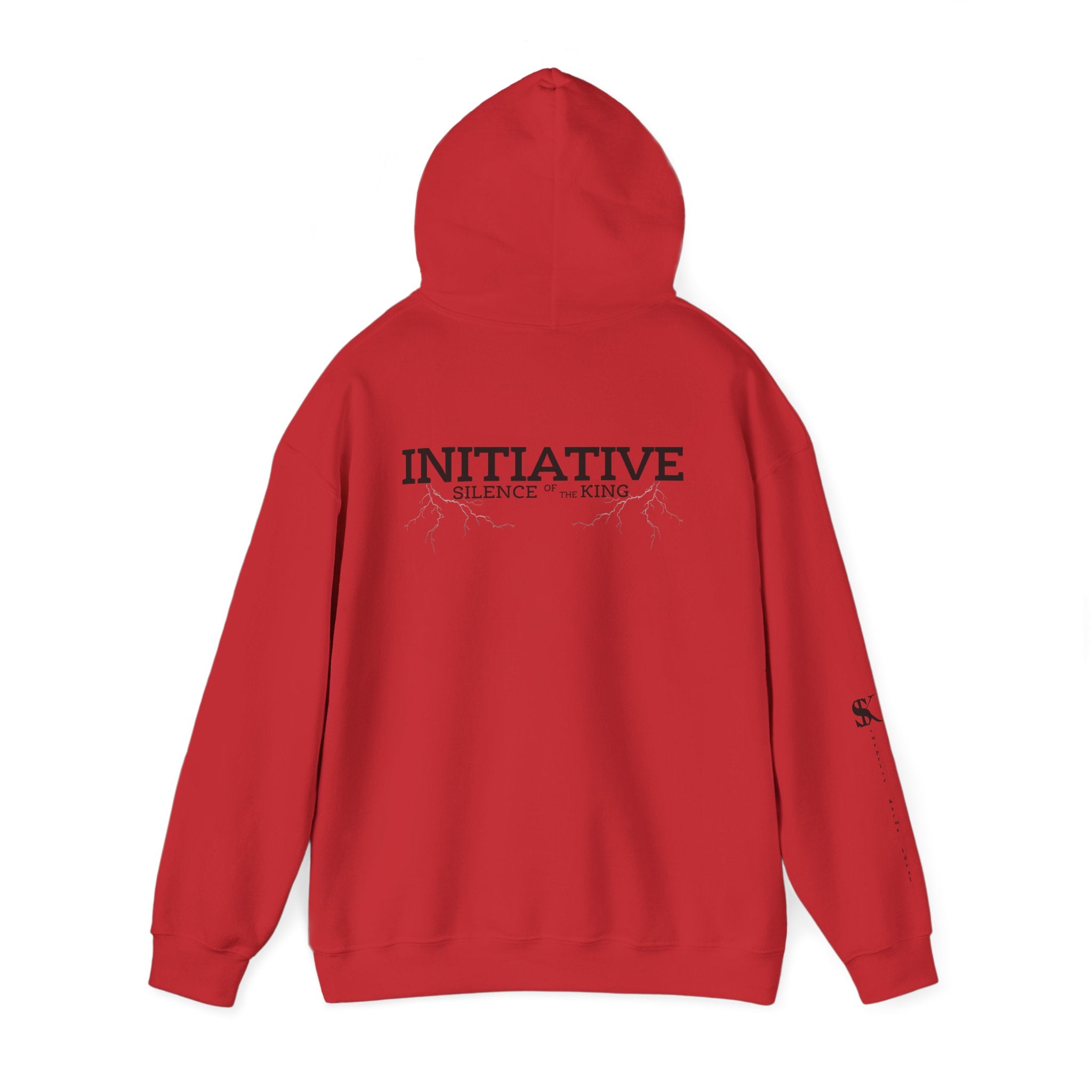 Hoodie - "INITIATIVE: Silence of the King" Minimal Graphic Pullover