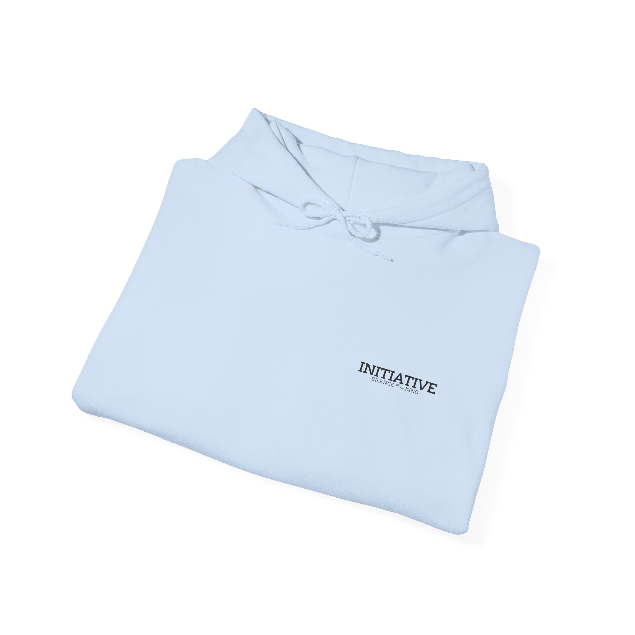 Hoodie - "INITIATIVE: Silence of the King" Minimal Graphic Pullover