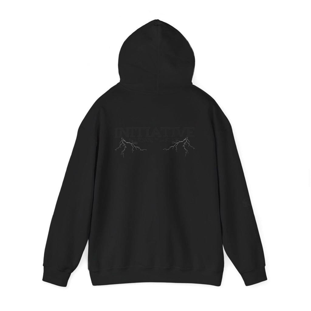 Hoodie - "INITIATIVE: Silence of the King" Minimal Graphic Pullover