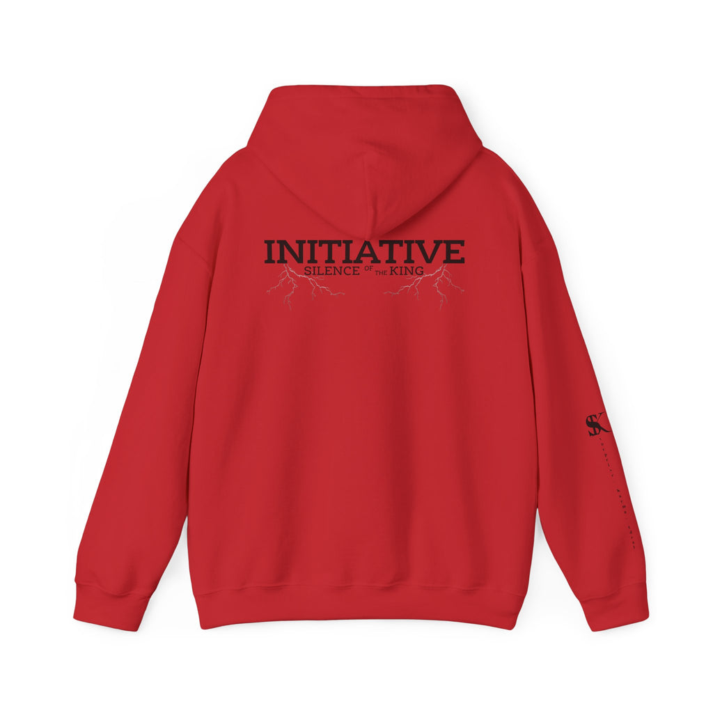 Hoodie - "INITIATIVE: Silence of the King" Minimal Graphic Pullover