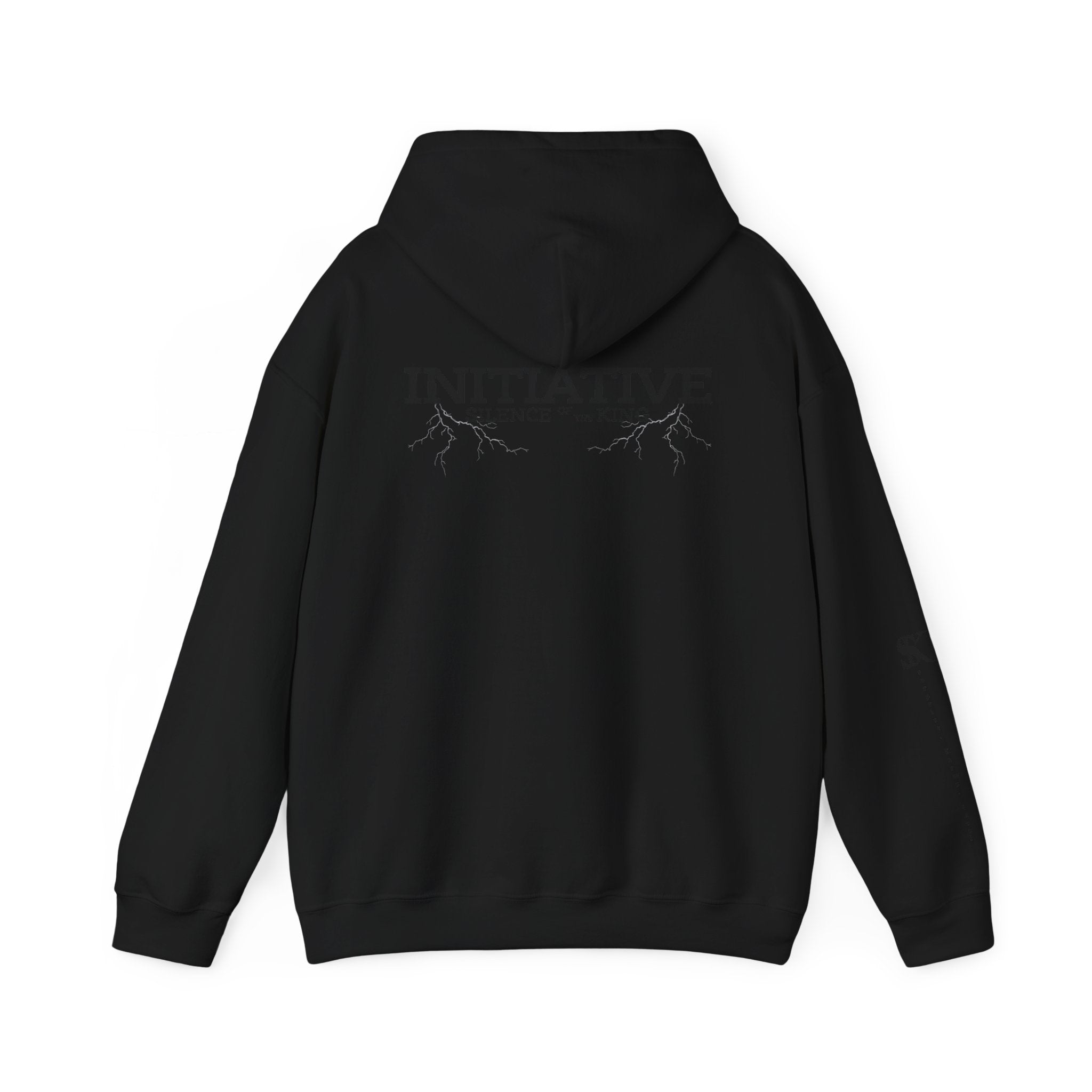 Hoodie - "INITIATIVE: Silence of the King" Minimal Graphic Pullover