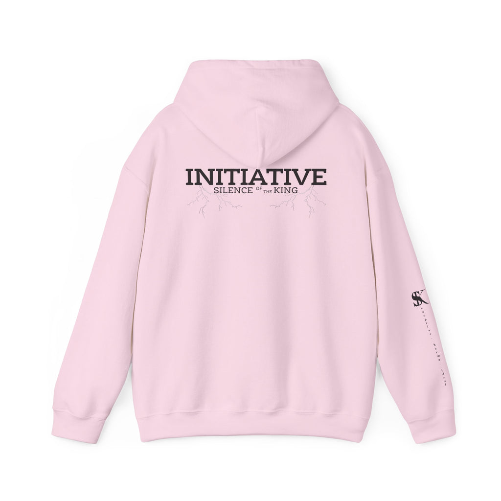 Hoodie - "INITIATIVE: Silence of the King" Minimal Graphic Pullover
