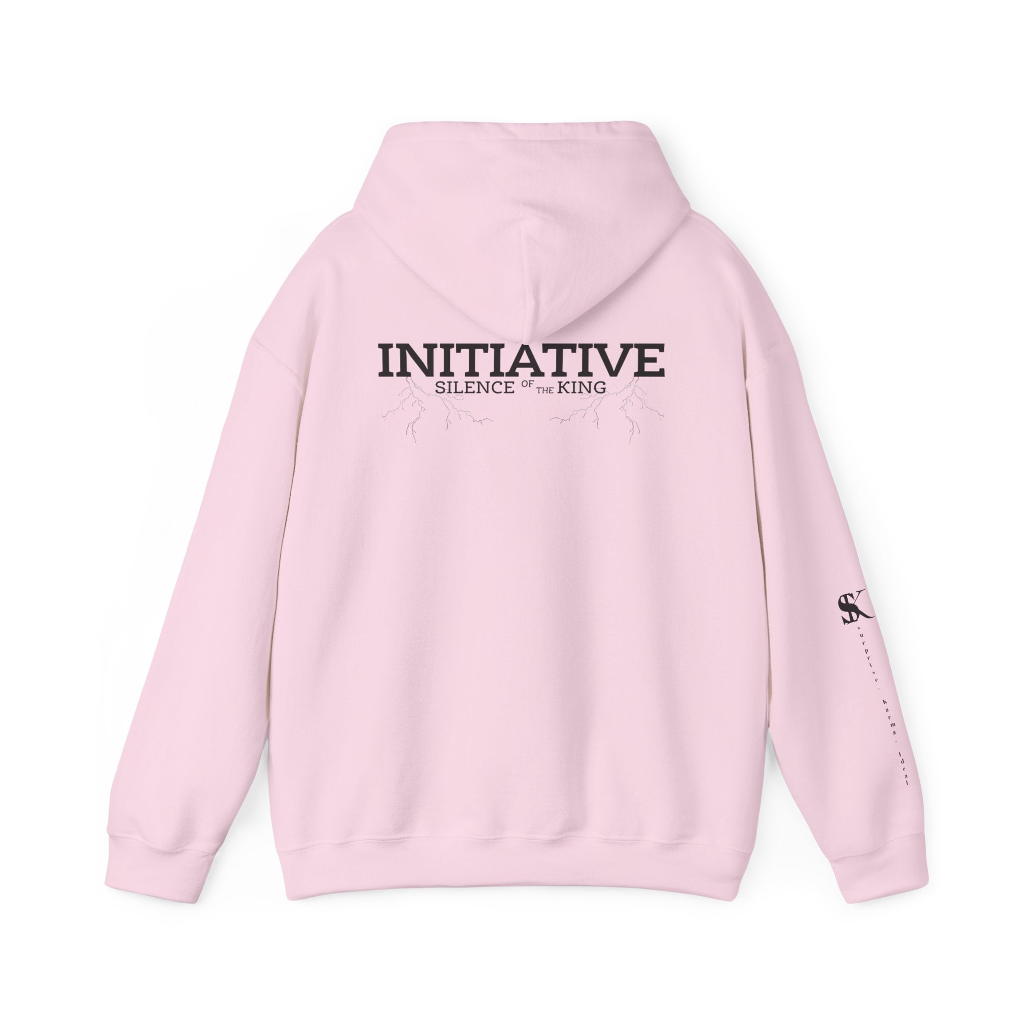Hoodie - "INITIATIVE: Silence of the King" Minimal Graphic Pullover