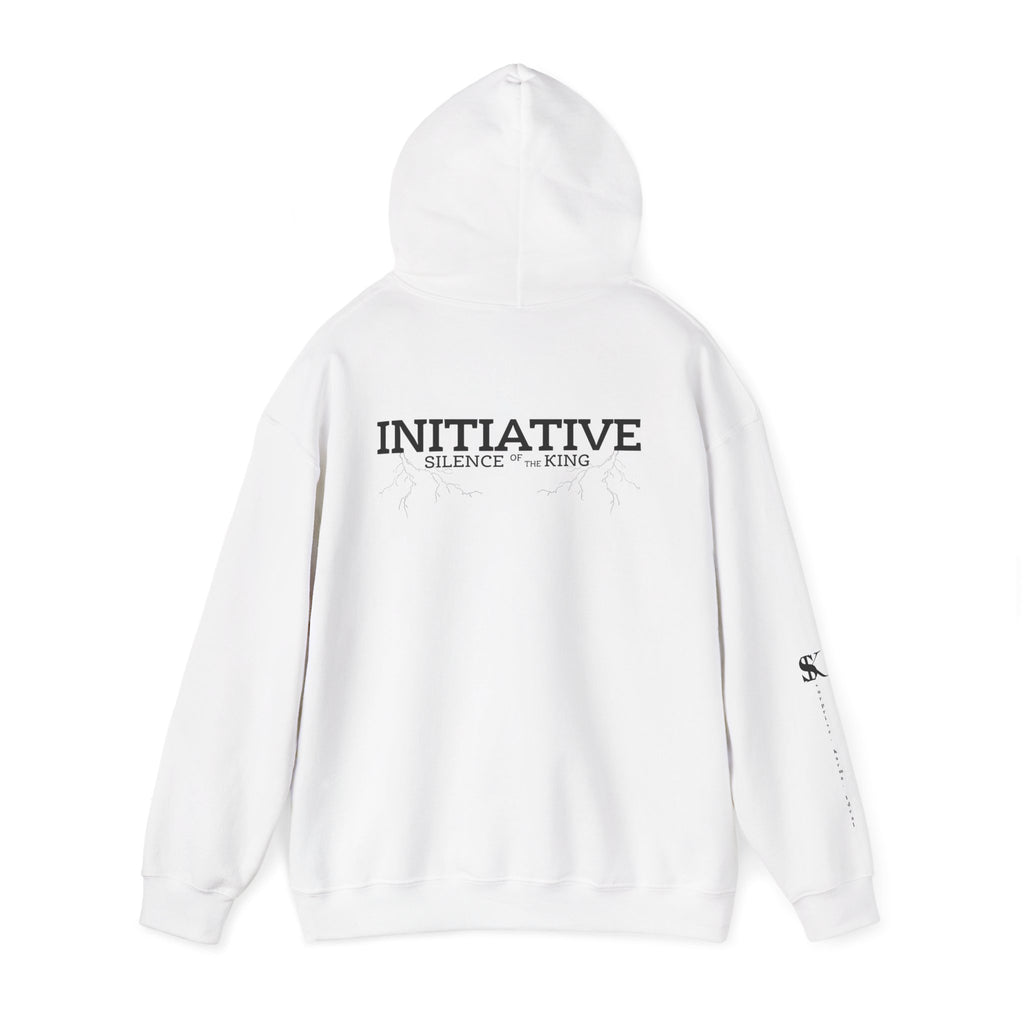 Hoodie - "INITIATIVE: Silence of the King" Minimal Graphic Pullover