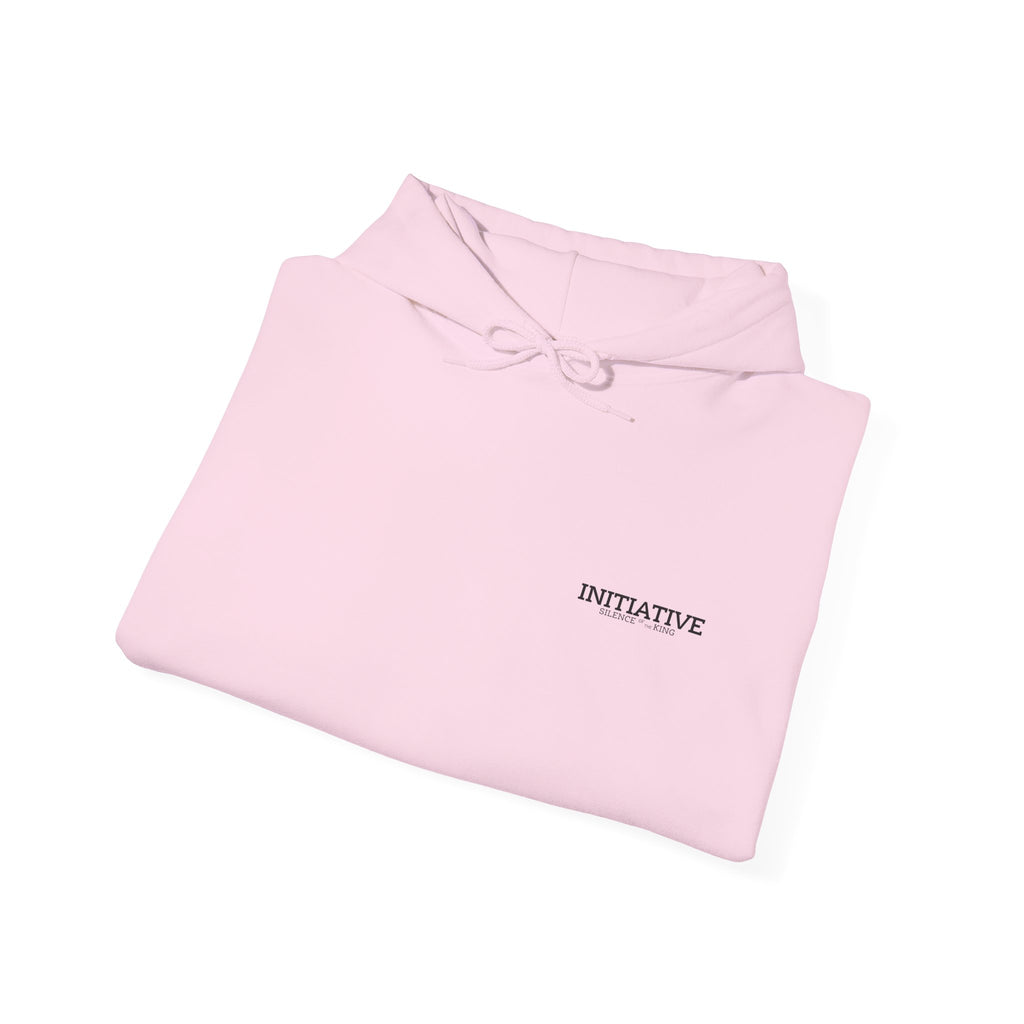 Hoodie - "INITIATIVE: Silence of the King" Minimal Graphic Pullover