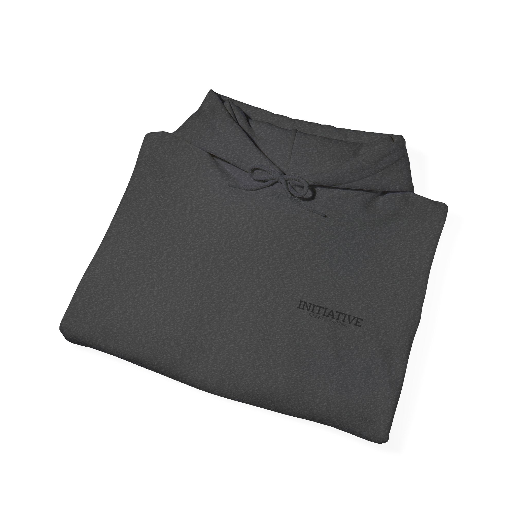 Hoodie - "INITIATIVE: Silence of the King" Minimal Graphic Pullover